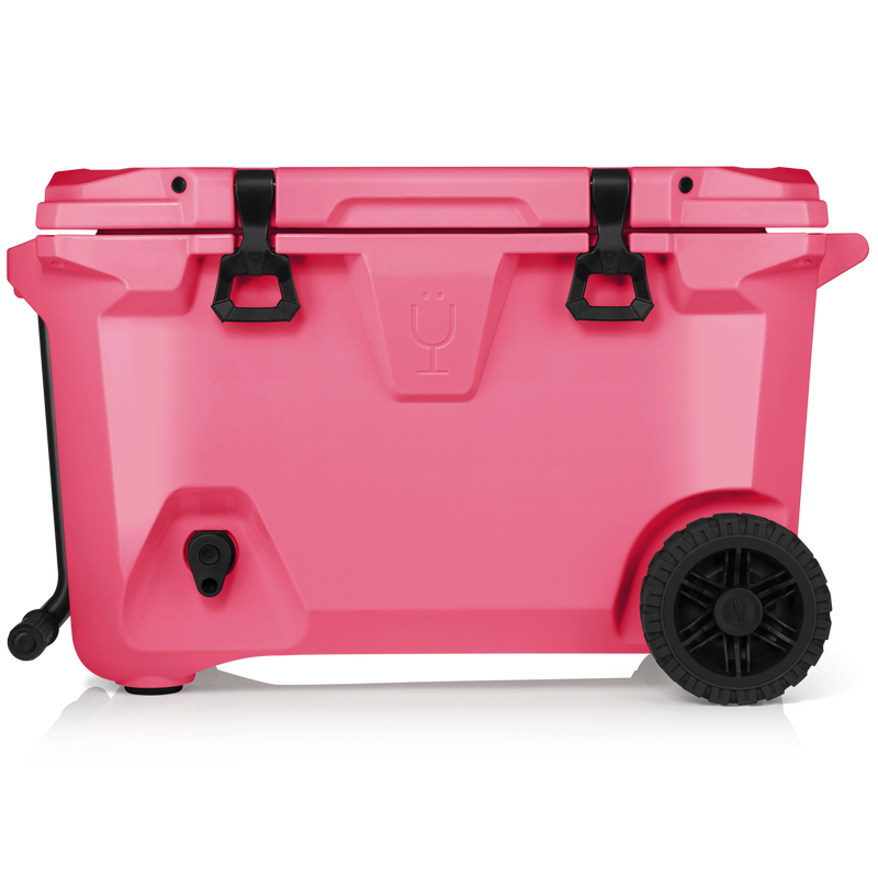 BrüTank 55-Quart Rolling Cooler | Neon Pink Z2